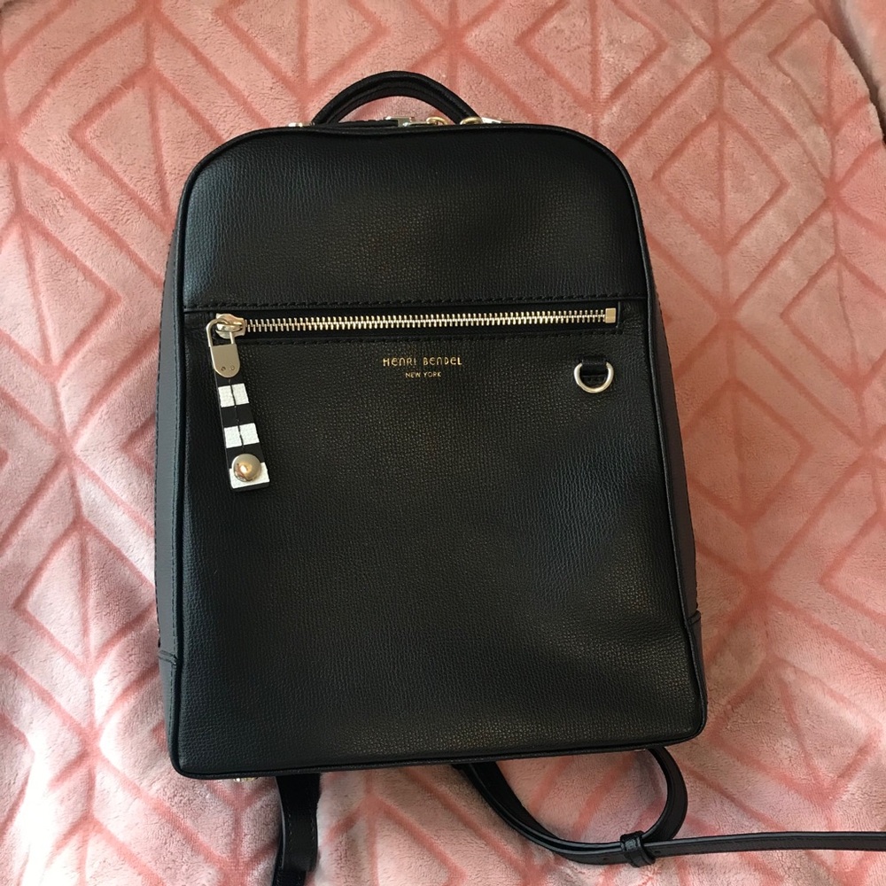 Henri Bendel Black Backpack